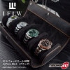 IFL Watches �����å������� 4���� Saffiano Black �֥�å� �ܳ� ��� ������ ��Ǽ �������� ���ץ����� ���륫�󥿥� IFLW ����͢���� �����ꥢ��