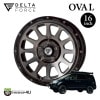 DELTA FORCE OVAL 16x7.0J 5/114.3 +42 hab 73եޥåȥ⡼ݥå ǥꥫ D5 ǥ륿ե Х ߥۥñ 16