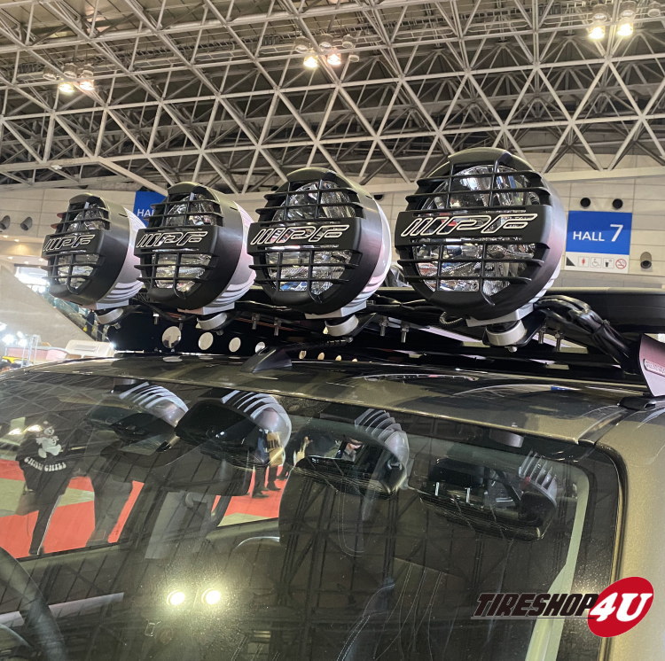 A4L ハイラックスボンネットライトステー　IPF ドライビングランプ　シングル ハイラックス専用】ボンネットライトステー（ADVY製） | CROSS