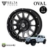DELTA FORCE OVAL 17x8.0J 5/127 +40 �֥�å��ޥ��˥� Jeep ��󥰥顼 �ǥ륿�ե����� �����Х� ����ߥۥ�����ñ�� 17�����