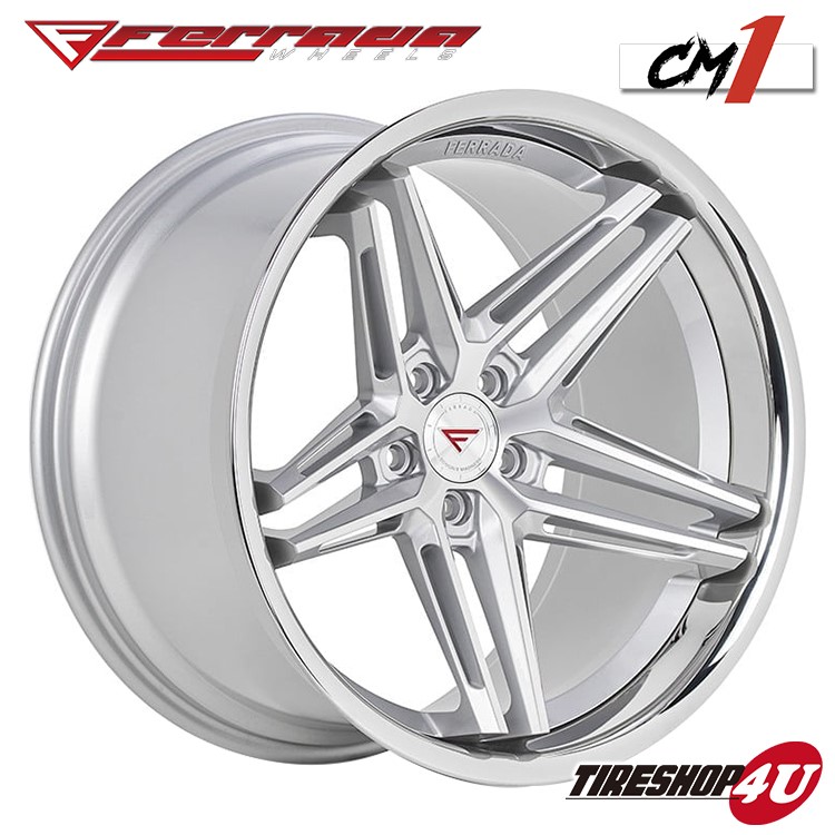 Ferrada wheels CM1 19x10.5J 5/114.3 ET25 マシンシルバー/SS クロームリップ 新品アルミホイール単品 メーカー取り寄せ
