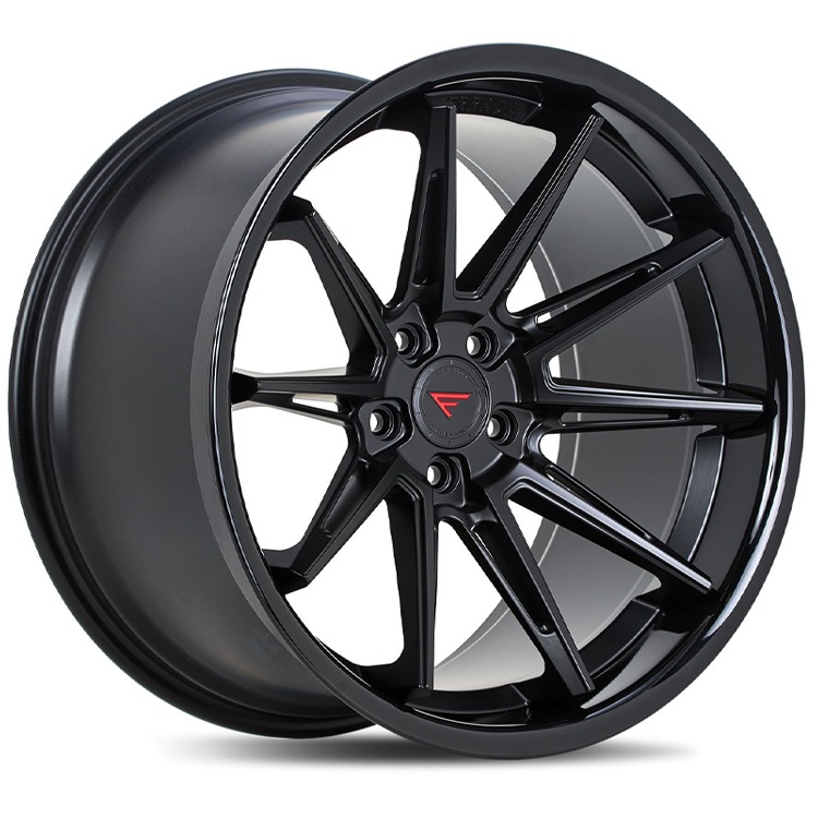 Ferrada wheels CM2 22x9.5J 5/120 ET20 マットブラック/SS グロスブラックリップ 新品アルミホイール単品 メーカー取り寄せ
