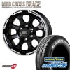 MAD CROSS GRACE 15x6.0J 6/139.7 +33 GB/P GOODYEAR EAGLE #1 NASCAR 195/80R15 107/105L WL ϥ  ߥۥ4ܥå