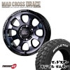 MAD CROSS GRACE 17x6.5J 6/139.7 +38 BKCBK MUDSTAR RADIAL M/T 225/60R17 99T �ϥ������� �ޥåɥ����� �ۥ磻�ȥ쥿�� ���� �����������ߥۥ�����4�ܥ��å�