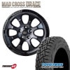 MAD CROSS GRACE 17x7.0J 5/114.3 +38 BKCBK TOYO OPEN COUNTRY R/T 225/60R17 99Q �ǥꥫD5 �ȡ��衼 �����ץ󥫥�ȥ꡼ RT ���� �����������ߥۥ�����4�ܥ��å�