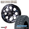 MAD CROSS GRACE 17x8.0J 6/139.7 +20 BKCBK TOYO OPEN COUNTRY M/T 265/70R17 121/118P LT �ץ�� FJ���롼���� �����ץ󥫥�ȥ꡼ ���� �����������ߥۥ�����4�ܥ��å�