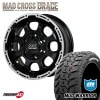 MAD CROSS GRACE 17x8.0J 6/139.7 +20 GB/P MONSTA MUD WARRIOR 265/65R17 ��󥹥� M/T �ϥ���å��� �ץ�� �ۥ磻�ȥ쥿�� 8J ���� �����������ߥۥ�����4�ܥ��å�