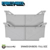 ڴָꥻDECKED ǥå ɥ ǥХ ɥ ƥ ե륵 ڤ 2 å DRAWER DIVIDERS WIDE SIZE Set