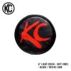 KC HiLiTES 6 Light Cover - Soft Vinyl - Black / Red KC Logo �饤�ȥ��С� ���եȥӥˡ��� �֥�å� �� ��å� 2�� 5110