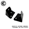 KC HiLiTES A-Pillar Mount Light Bracket Set 07-18 Jeep Wrangler JK  ������ ��󥰥顼 �ե���ȥ��饹 A�ԥ顼�� �饤�ȥ֥饱�å� 2�ĥ��å� 7316