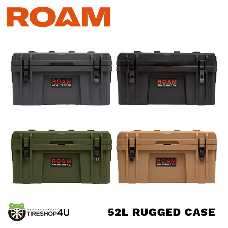 【期間限定セール】 ROAM ADVENTURE CO. RUGGED CASE 52L ラギットケース 52リットル 選べる4カラー スレート/ODグリーン/デザートタン/ブラック ローム アドベンチャー
