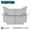 ڴָꥻDECKED ǥå ɥ ǥХ ɥ ƥ ե륵 ڤ 4 å DRAWER DIVIDERS WIDE SIZE Set