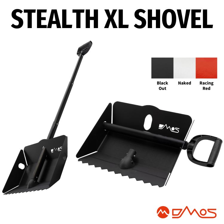 【ステッカープレゼント！】DMOS ディモス 折りたたみシャベル THE STEALTH XL SHOVEL ステルス XL シャベル 3色設定 シェイパー 除雪 大きいサイズ 収納 アルミニウム シャベル 【ステッカープレゼント！】DMOS Collective