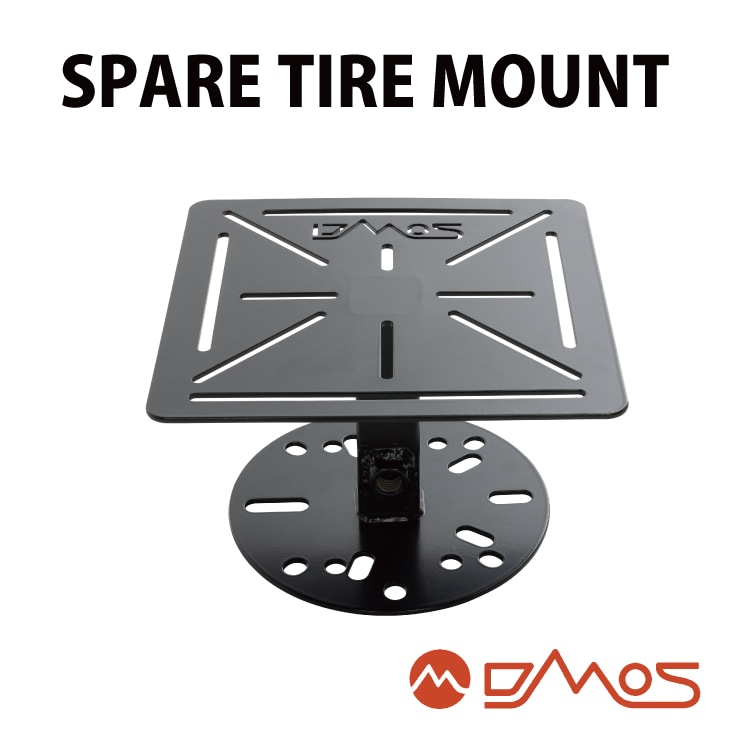 【ステッカープレゼント！】DMOS ディモス スペアタイヤマウント Spare Tire Adaptor for Shovel Mounts 背面タイヤ シャベル取付 SHOVEL