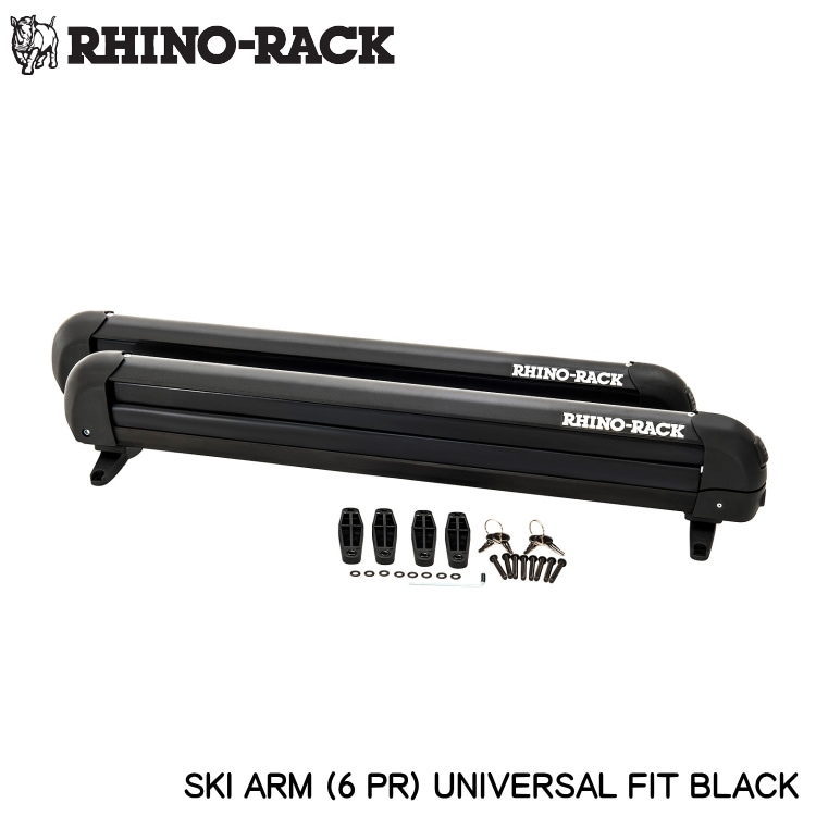 RHINO-RACK SKI AND SNOWBOARD CARRIER (6 PR) UNIVERSAL FIT ライノ