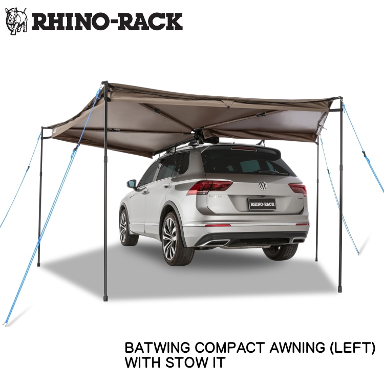 【期間限定セール】 RHINORACK ライノラック BATWING COMPACT AWNING (LEFT) WITH STOW IT