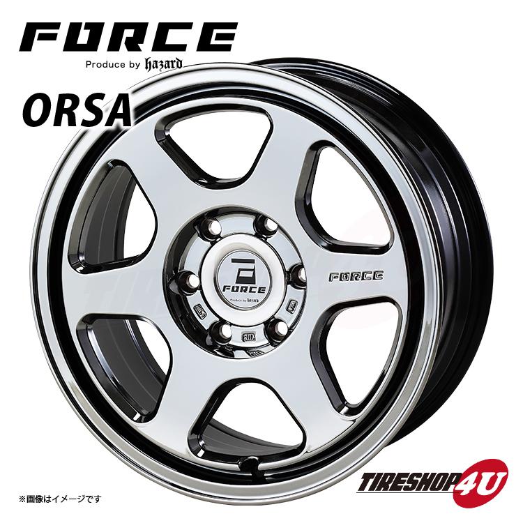 期間限定価格 FORCE orsa 18インチ 18x7.5J 6/139.7 +35 SBC
