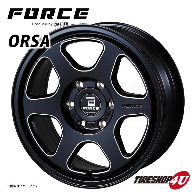 期間限定価格 FORCE orsa 18インチ 18x7.5J 6/139.7 +35 MBP マット 