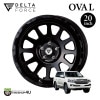 DELTA FORCE OVAL 20x9.0J 5/150 +50 HUB 110.3եƥ֥å ȥ西 ɥ롼 200 եեߥ  ǥ륿ե Х ߥۥñ 20