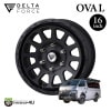 DELTA FORCE OVAL 16x7.0J 6/139.7 +38 hab 106.2եޥåȥ֥å HIACE ϥ 200 ǥ륿ե Х ߥۥñ 16