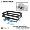 RHINO-RACK DOUBLE HORIZONTAL JERRY CAN HOLDER ���֥� ��ʿ ������� �ۥ���� �ȹԴ� ����