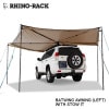 �ں߸˽�ʬ�ò��� RHINO-RACK BATWING AWNING (LEFT) WITH STOW IT �饤�Υ�å� �Хåȥ����� �����˥� ��¦�ޥ���� STOW IT �դ� 33114
