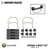 RHINO-RACK U BOLT KIT (4PCS) �饤�Υ�å� U�ܥ�� ���å� �桼�ܥ�� 4�� �ܥ�ƥå����С��� ��å���Х����å� ��å���ץ�åȥե��������