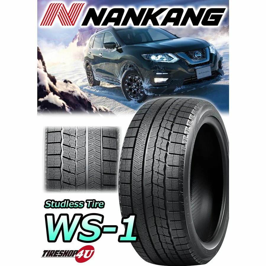 残溝あり！NANKANG スタッドレス AW-1 225/40R18 ４本セット NANKANG 4本セット 225/40R18 スタッドレスタイヤ ナンカン AW-1