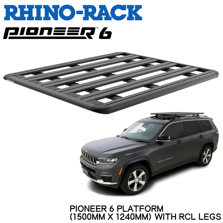 RHINO-RACK �饤�Υ�å� PIONEER 6 PLATFORM (1500mm x 1240mm) WITH RCL LEGS ������ �����ɥ���������L / ����ѥ� �ե�å���졼���դ� ����դ����å� JC-01841
