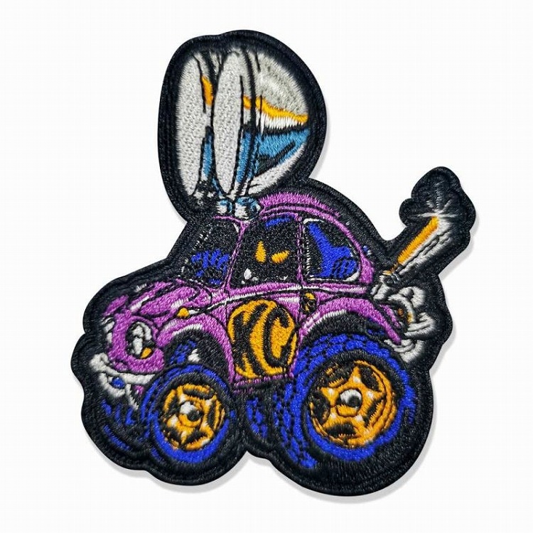 KC HiLiTES Baja Bug Retro 1974 KC Patch KC クラシック パッチ ワッペン マジックテープ 1個 7014