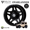 DELTA FORCE OVERLANDER 16x6.0J 5/139.7 -5 hab 108.8�եޥåȥ֥�å� �ǥ륿�ե����� �����С������� ����ˡ������� JB74W ����ˡ��Υޥ� JC74W 5�ɥ� ����ߥۥ�����ñ�� 16�����