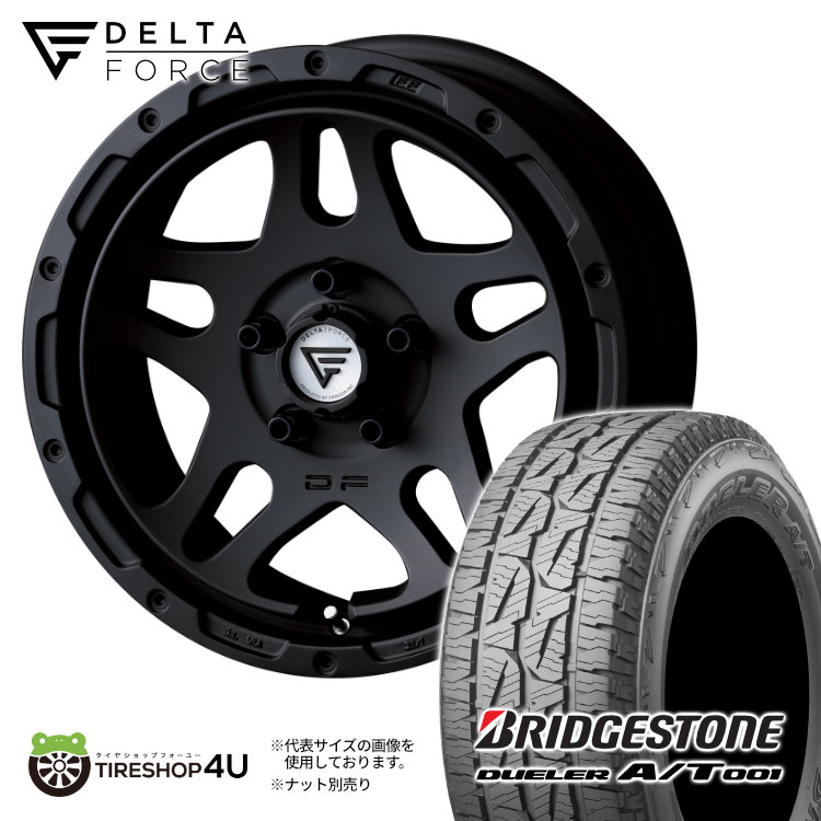 DELTA FORCE OVERLANDER 16x7.0 5/114.3 +35 MB マットブラック 