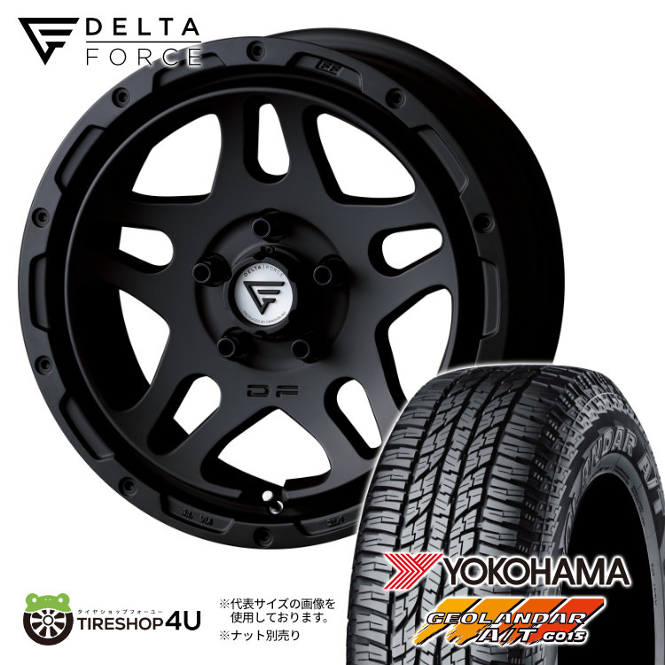 DELTA FORCE OVERLANDER 16x7.0 5/114.3 +35 MB マットブラック
