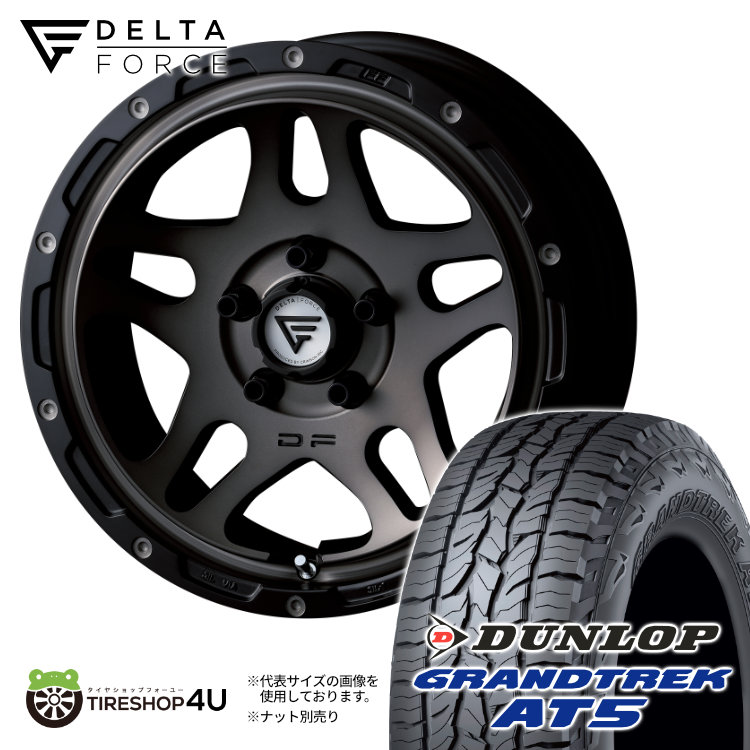 DELTA FORCE OVERLANDER 16x6.0 5/139.7 -5 MB マットブラック 