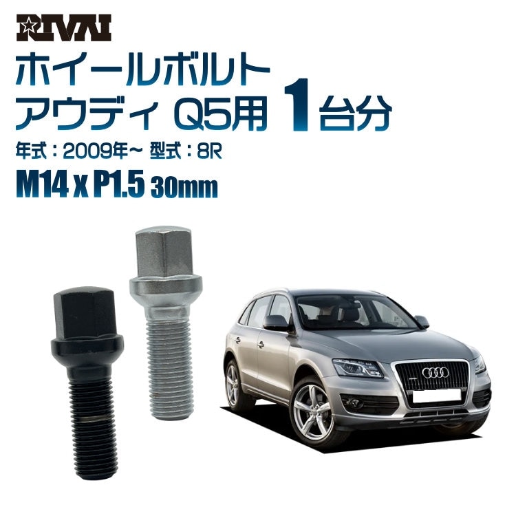 RIVAI �ּ��̥ۥ�����ܥ�� 1��ʬ 20�� �����ǥ� Q5 2009ǯ��8R 17HEX M14xP1.5 30mm 14R  �����ۥ������б� �֥�å�or��������