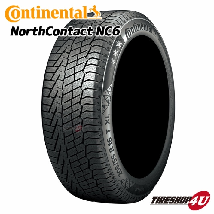 スタッドレスタイヤ4本セット205/55 R16 コンチネンタルノースコンタクト CONTINENTAL NorthContact NC6 ノースコンタクト 165/55R15 75T 165/55
