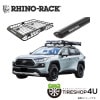 �ڤ��㤤�����åȡ�RHINO-RACK �饤�Υ�å� VORTEX BAR (1260mm) BLACK 2�� WITH RCH LEGS + RMCB02 �Х����å� ����դ����å� �ȥ西 RAV4