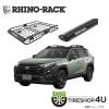 �ڤ��㤤�����åȡ�RHINO-RACK �饤�Υ�å� VORTEX BAR (1260mm) BLACK 2�� WITH SX LEGS + RMCB02 �Х����å� ����դ����å� �ȥ西 RAV4 ���ե����ɥѥå�����