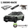 �ڤ��㤤�����åȡ�RHINO-RACK �饤�Υ�å� VORTEX BAR (1260mm) BLACK 2�� WITH SX LEGS + RMCB02 �Х����å� + 33300 �Хåȥ����� ����ѥ��ȥ����˥� ��¦�ޥ���ȼ���դ����åȥ� �ȥ西 RAV4 ���ե����ɥѥå�����