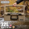 DECKED ǥå D-co ϡեå32 Ǽܥå 32L ֺ ʪ ٤ 2 ֥å/١ Halfrack 32 - D-co Case - includes one (1) D-Co tray