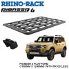 RHINO-RACK 饤Υå PIONEER 6 PLATFORM (1900mm x 1240mm) WITH RX LEGS 󥯥250 ץ 150/120/90 ϥå 210 դå JC-01602