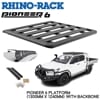 RHINO-RACK 饤Υå PIONEER 6 PLATFORM (1300mm x 1240mm) WITH BACKBONE ȥ西 ϥå դå JC-00665