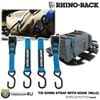 RHINO-RACK TIE DOWN STRAP WITH HOOK 3M(x2) �饤�Υ�å� ���������󥹥ȥ�åס��եå� 3m 2�� �Ѻ� ��ʪ���� ������ ��ñ����դ�