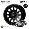 DELTA FORCE OVAL 18x8.0J 8/114.3 +38 hab 73.1 ƥ֥å ǥ륿ե Х եեߥ 쥯 NX RAV4  D5 ߥۥñ 18