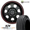 RIVAI NOX 15x6.0J 6/139.7 +32 MBRED �ޥåȥ֥�å�/��åɥ饤�� HANKOOK Winter RW06 195/80R15 107/105L 8PR ������� �Υå��� �ϥ󥳥å� ��������֥를������ ���ʥ����åɥ쥹�����������ߥۥ����� 4�ܥ��åȲ���