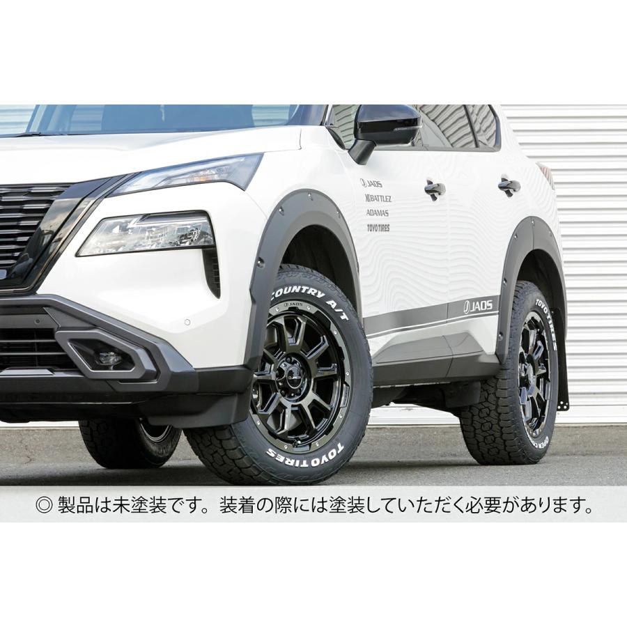 JAOS フェンダーガーニッシュ type-X 塗装品 B135446NP エクストレイル 33系 2022/07〜【代引き不可】