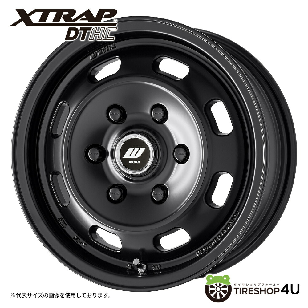 メーカー取り寄せ WORK XTRAP DTHC 15x6.0J 6/139.7+43 MBL マット