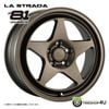 �᡼�������� �������� LA STRADA ��81 WHEELS 17x8.5J 5/112+35 �֥��� �� ���ȥ顼�� �ץ饹81�ۥ����� �ۥ�����ñ��1�ܲ���[4�ܹ���������̵��]