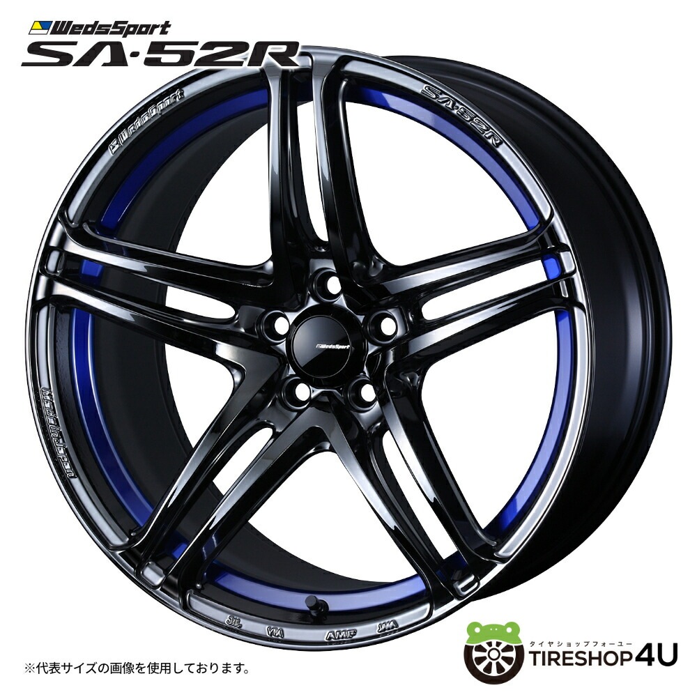 メーカー取り寄せ WEDS WedsSport SA-52R 18x9.0J 5/114.3+25 BLC2