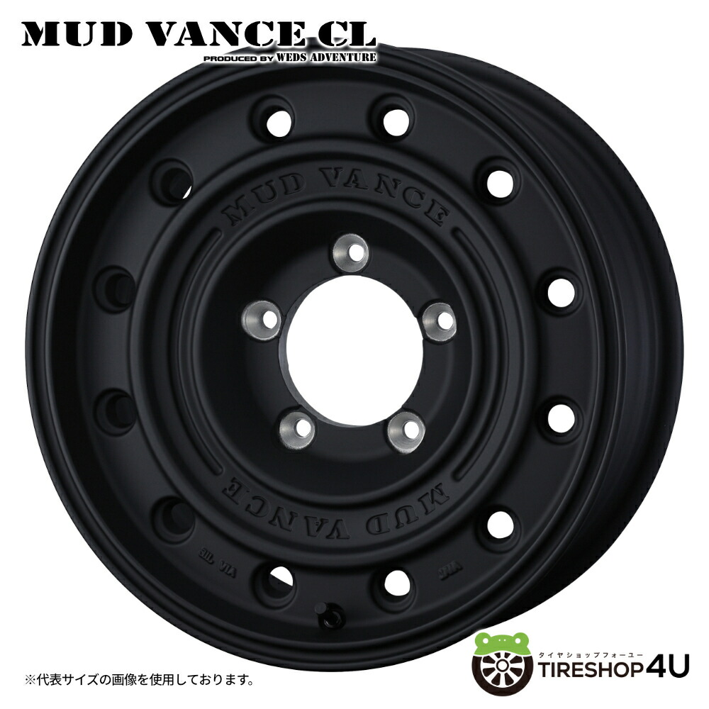 メーカー取り寄せ WEDS WEDS ADVENTURE MUD VANCE CL 16x5.5J 5/139.7+
